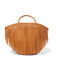 Trademark Large Fringed Leather Tote