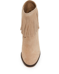 Joie Cambrie Fringe Booties