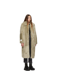Stella McCartney Beige Fur Free Fur Coat