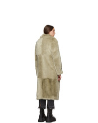 Stella McCartney Beige Fur Free Fur Coat