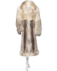 Yves Saint Laurent Fox Fur Coat