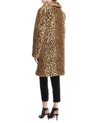 Alice + Olivia Kinsley Faux Fur Oversized Long Coat