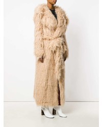 A.W.A.K.E. Long Faux Fur Coat