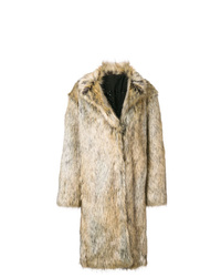 Philosophy di Lorenzo Serafini Maxi Faux Fur Coat