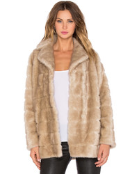 Kate Spade New York Blonde Mink Faux Fur Coat