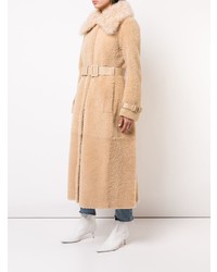 Off-White Shearling Coat
