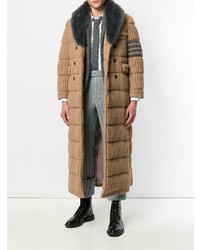 Thom Browne Down D Camel Hair Chesterfield Overcoat