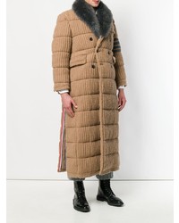 Thom Browne Down D Camel Hair Chesterfield Overcoat