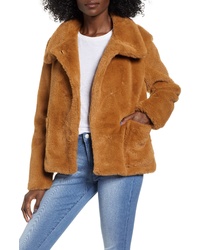 Leith Fur Fect Faux Fur Jacket