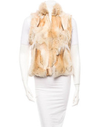 Adrienne Landau Coyote Fur Vest