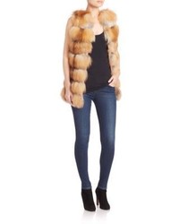 Glamour Puss Glamourpuss Fox Fur Vest