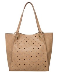 Tan Geometric Bag