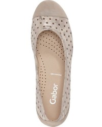 Gabor Perforated Ballet Flat