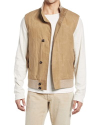 Billy Reid Deck Waxed Cotton Vest