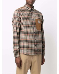 Carhartt WIP Logo Patch Checked Over Shirt