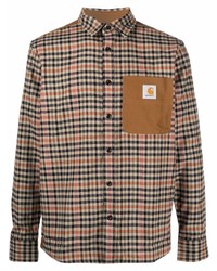 Carhartt WIP Logo Patch Checked Over Shirt