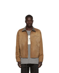 Fear Of God Brown Canvas Work Jacket