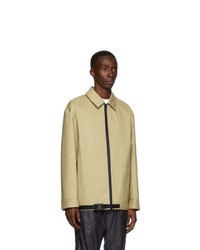1017 Alyx 9Sm Tan Mackintosh Edition Zip Front Jacket