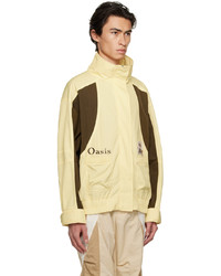 Kijun Yellow Brown Oasis Shell Jacket
