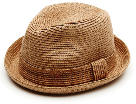 rolled brim fedora