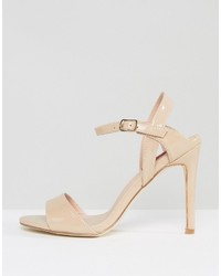 London Rebel Barely There Heeled Sandal