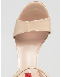London Rebel Barely There Heeled Sandal