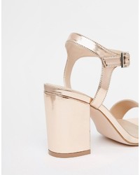 Asos Collection Holloway Wide Fit Heeled Sandals