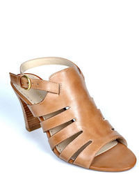 Adrienne Vittadini Senna High Heel Leather Sandals