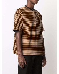 Rhude Striped Cotton T Shirt