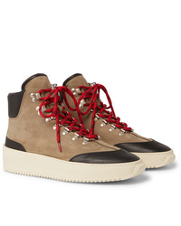 Fear Of God Nubuck And Leather High Top Sneakers