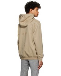 McQ Beige Relaxed Hoodie