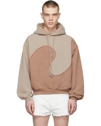 ERL Brown Cotton Hoodie