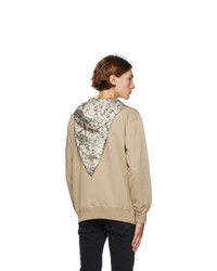 Opening Ceremony Brown Scarf Hoodie