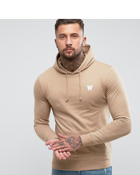 Good For Nothing Hoodie In Stone With Chest Logo To Asos