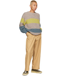 F-LAGSTUF-F Beige Stripe Sweater