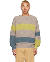 F-LAGSTUF-F Beige Stripe Sweater