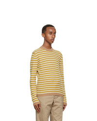 Marni Beige Striped Sweater