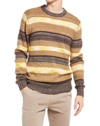 Scotch & Soda Melange Stripe Crewneck Sweater
