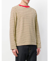 Marni Boat Neck Striped T Shirt