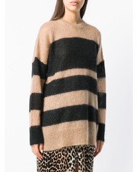 N°21 N21 Striped Longline Sweater