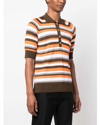 PT TORINO Striped Polo Shirt