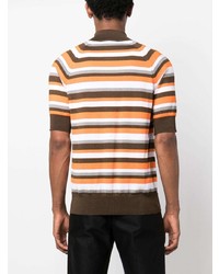 PT TORINO Striped Polo Shirt