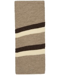 Our Legacy Beige Striped Ivy Scarf