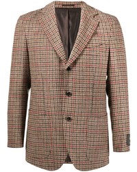 Man On The Boon. Houndstooth Check Single Breasted Blazer