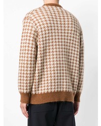 Maison Flaneur Houndstooth Knit Sweater