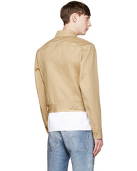Calvin Klein Collection Beige Cotton Twill Jacket