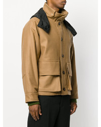 Marni Contrast Hooded Military Jacket