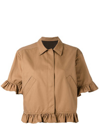 MSGM Cropped Sleeves Shirt Jacket