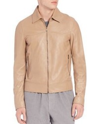 Tomas Maier Leather Blouson Jacket