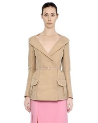 Nina Ricci Fitted Cotton Belted Jacket